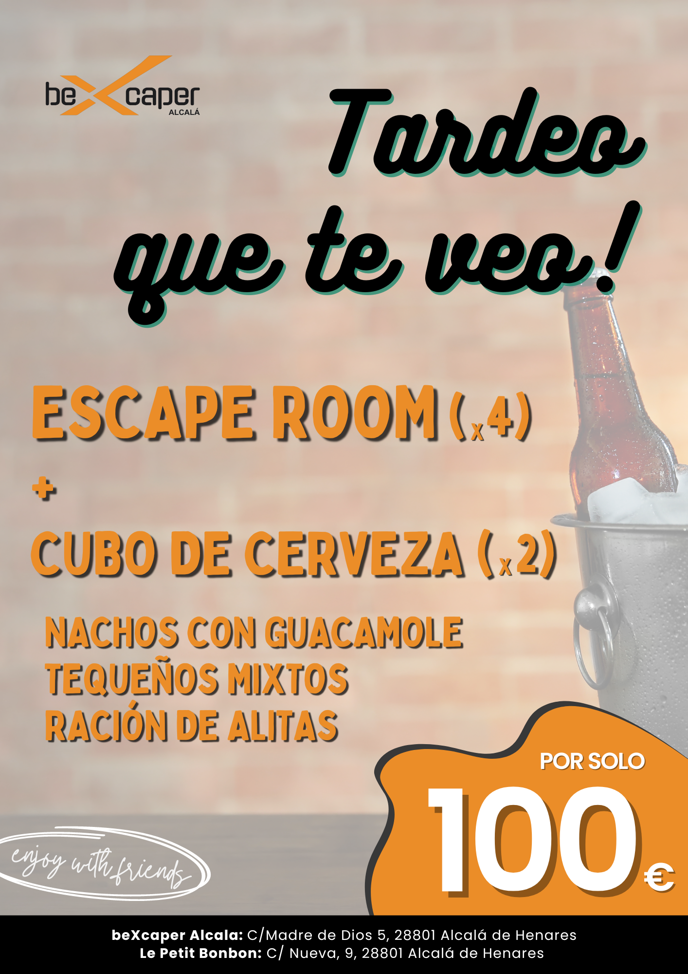 Promocion amigotes beXcaper