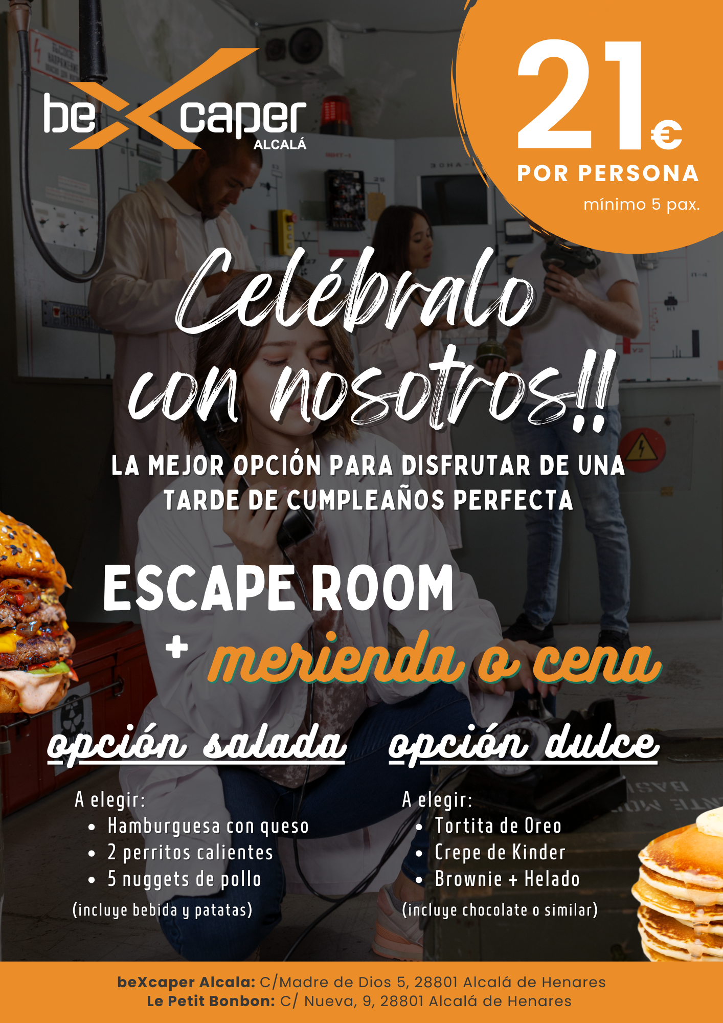 Promocion cumpleanos beXcaper